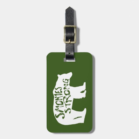 Smokies Sterk Beer Bagagelabel (Voorkant verticaal)