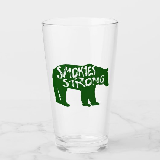 Smokies Sterk Beer Glas (Voorkant)