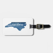 Smokies Sterke North Carolina Houtkorrel Bagagelabel (Voorkant horizontaal)