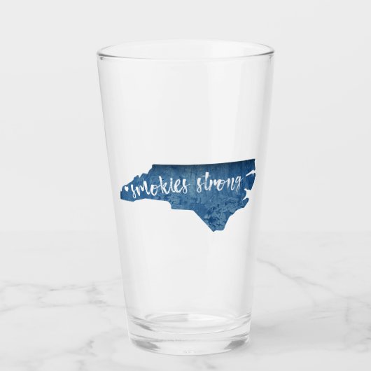 Smokies Sterke North Carolina Houtkorrel Glas (Voorkant)