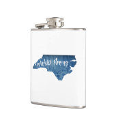 Smokies Sterke North Carolina Houtkorrel Heupfles (Links)