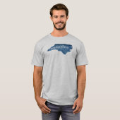 Smokies Sterke North Carolina Houtkorrel T-shirt (Voorkant volledig)