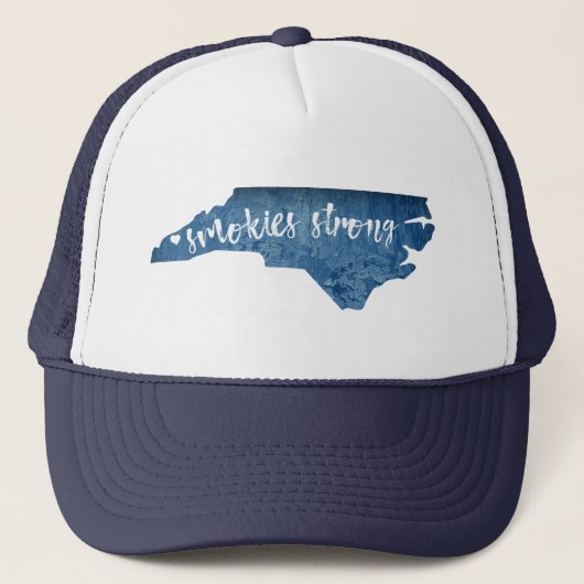 Smokies Sterke North Carolina Houtkorrel Trucker Pet (Voorkant)