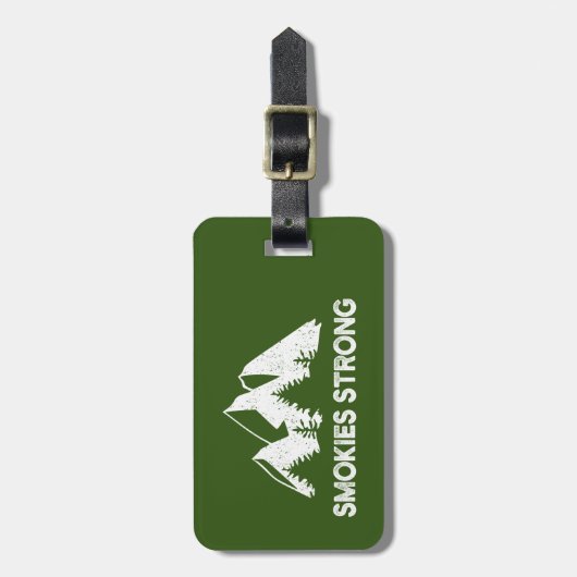 Smokies Strong Bagagelabel (Voorkant verticaal)
