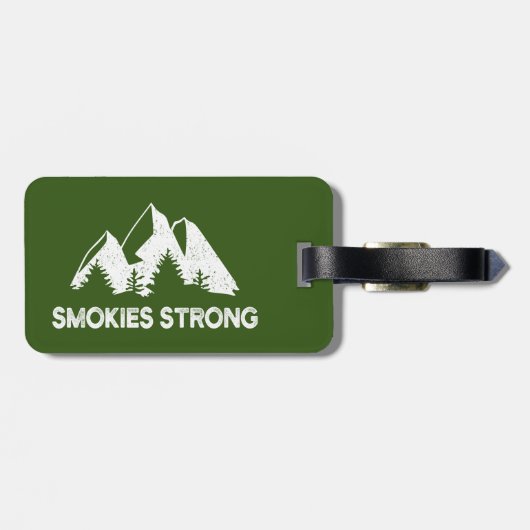 Smokies Strong Bagagelabel (Achterkant horizontaal)