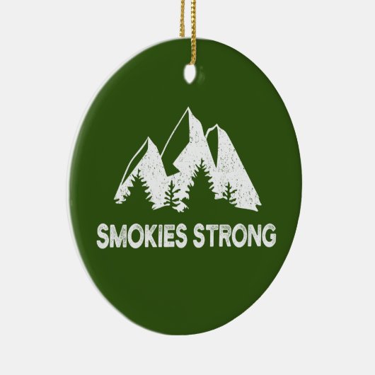 Smokies Strong Keramisch Ornament (Rechts)