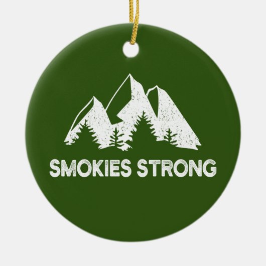 Smokies Strong Keramisch Ornament (Voorkant)