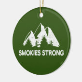 Smokies Strong Keramisch Ornament (Links)