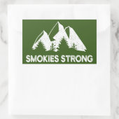 Smokies Strong Rechthoekige Sticker (Tas)