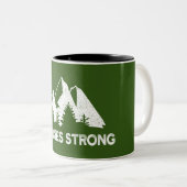 Smokies Strong Tweekleurige Koffiemok (Voorkant rechts)