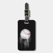 Smokin Baseball Bagagelabel (Voorkant verticaal)