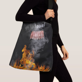 Smokin BBQ Ribs Crossbody Tas