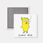 Smokin’ Chick Magnet (Voorkant / Achterkant)
