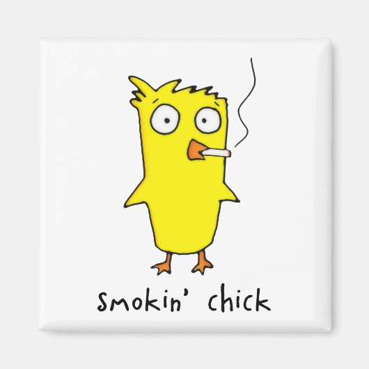 Smokin’ Chick Magnet (Voorkant)