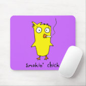 Smokin’ Chick Mousepad Muismat (Met muis)