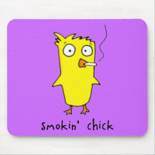 Smokin’ Chick Mousepad Muismat