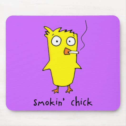 Smokin’ Chick Mousepad Muismat (Voorkant)