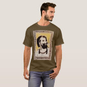 Smokin' Dude en Lion met je woorden T-shirt (Voorkant volledig)