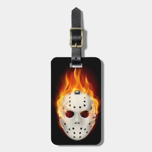 SMOKIN' GOALIE BAGAGELABEL (Voorkant verticaal)