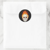 SMOKIN' GOALIE RONDE STICKER (Tas)