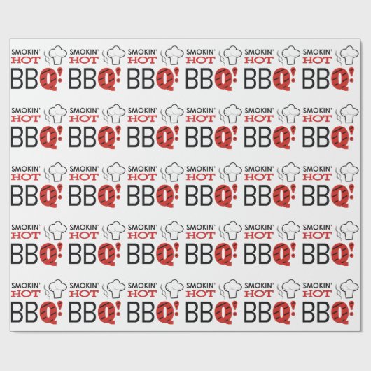Smokin' Hot BBQ Cadeaupapier (Vlak)