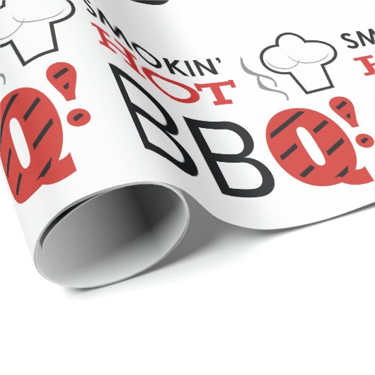 Smokin' Hot BBQ Cadeaupapier (Rol Hoek)