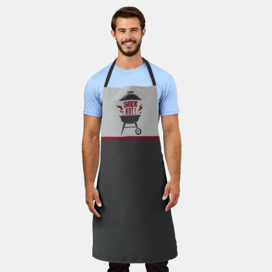 Smokin' Hot BBQ Master Schort (Gedragen)