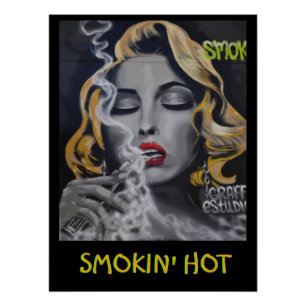 Smokin Hot Blond Perfect Poster