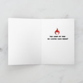 Smokin' Hot Husband Verjaardag Kaart (Binnen)