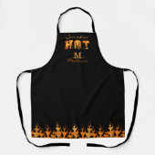 SMOKIN HOT Monogram Naam BBQ Roker Schort (Voorkant)