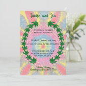 Smokin' Hot Wedding Invitation Kaart (Staand voorkant)