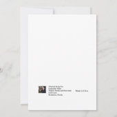 Smokin' Hot Wedding Invitation Kaart (Achterkant)