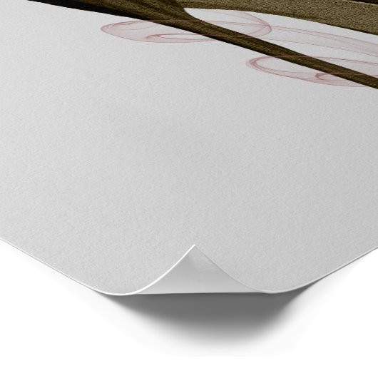 Smokin' Stiletto Shoe Art Poster (Hoek)