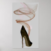 Smokin' Stiletto Shoe Art Poster (Voorkant)
