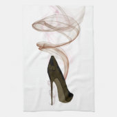 Smokin Stiletto Shoe Art Theedoek (Verticaal)