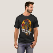 Smokin Without Cigarette Firefighter Humor Firema T-shirt (Voorkant volledig)