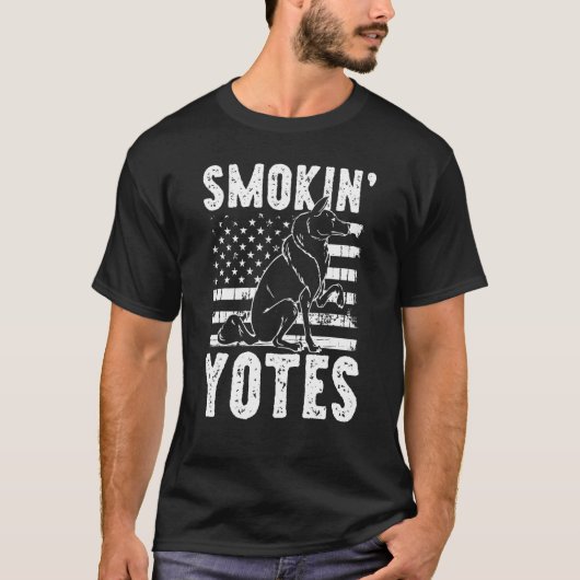 Smokin Yotes Coyote Trapping Coyote Hunting T-shirt (Voorkant)