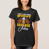 Smoking And Grilling German Wurst 14 T-shirt (Voorkant)