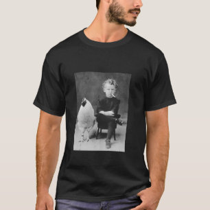 Smoking Boy met Chicken Bizarre Weird T S T-shirt