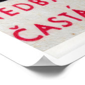 Smoking Devil Ram Matchbox Art Print, Czech Poster (Hoek)