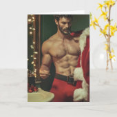 SMOKING HOT CHRISTMAS KAART (Gele Bloem)