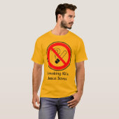 Smoking Kills and Jesus Saves T-shirt (Voorkant volledig)