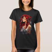 Smoking Red Hair 02 T-shirt (Voorkant)