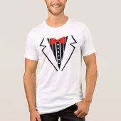 Smoking T-Shirt Funny Formele Print Tee (Voorkant)