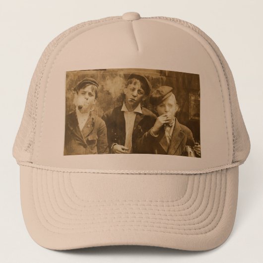 Smoking Trucker Hat Pet (Voorkant)