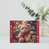 smokkelbaar feestdagenkaart (Staand voorkant)