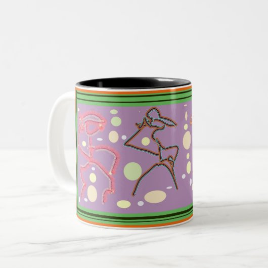 smokkels aug 23 num 4 tweekleurige koffiemok (Voorkant links)