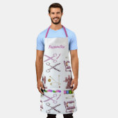 Smoknaaimachine voor naaiwerk Personaliseren Schort (Gedragen)