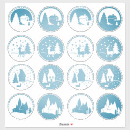 Smoky Blue set Sticker