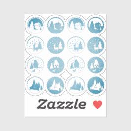 Smoky Blue set Sticker